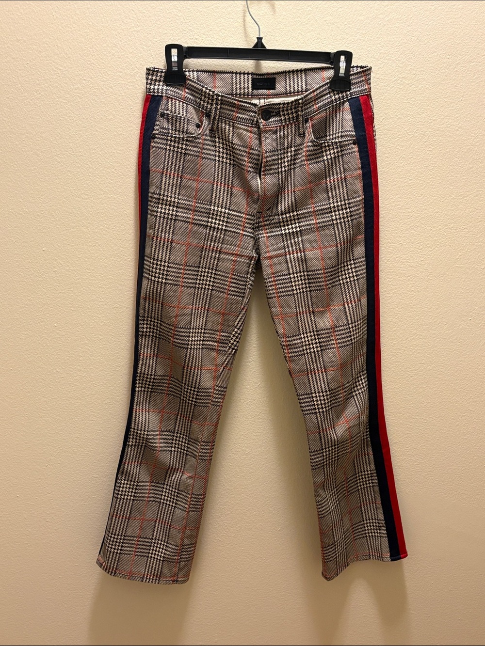 Mother ankle patterned jeans (like new)